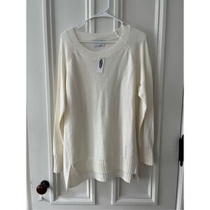 NWT Old Navy cream colored lightweight sweater L